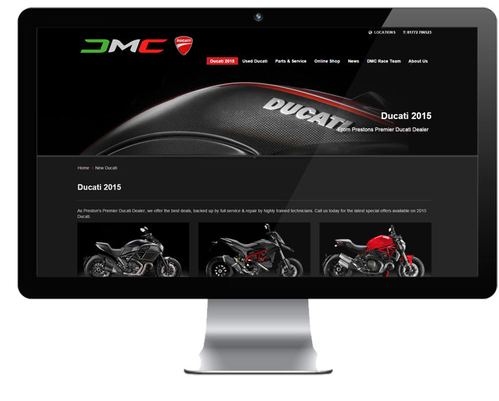 Web Design For Motorbike Dealer Web Design Asheville